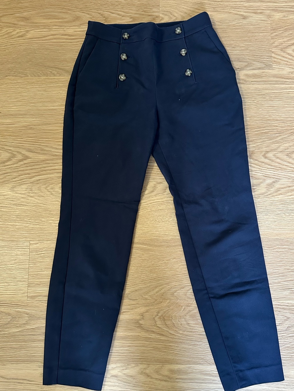 Express Women’s Navy Sailor Pants - 4 LONG